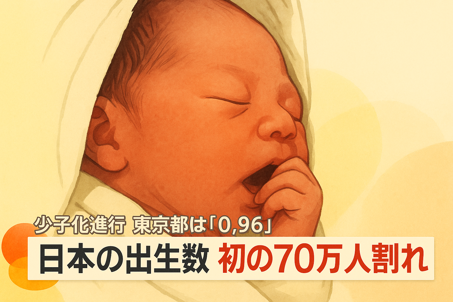 少子高齢化のピークは15年後!15年後は何歳?