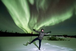 カナダ イエローナイフでオーロラ🇨🇦