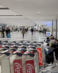 大雪で新千歳空港に閉じ込められた時